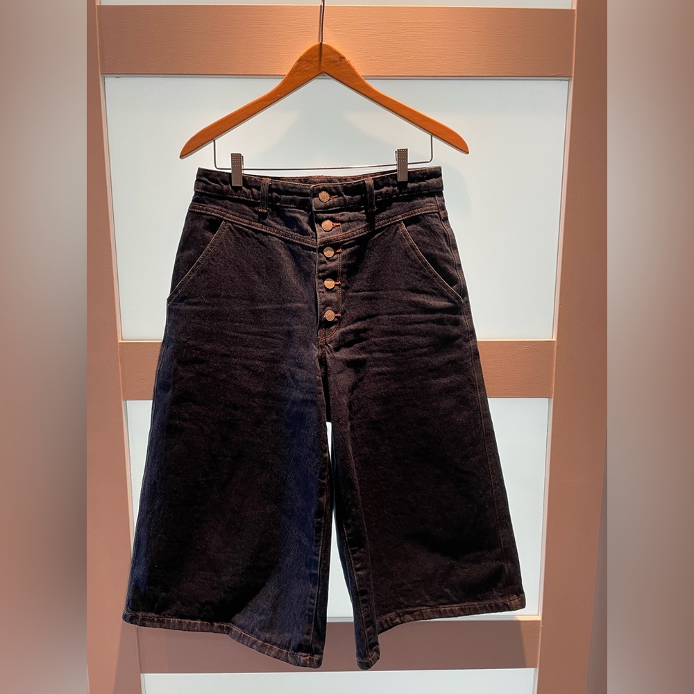 Banana Republic Blue Denim Cullotte Jeans